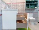 Бриклаер Мебель для ванной Брайтон 100 (Mario) белая матовая/дуб кера – картинка-29